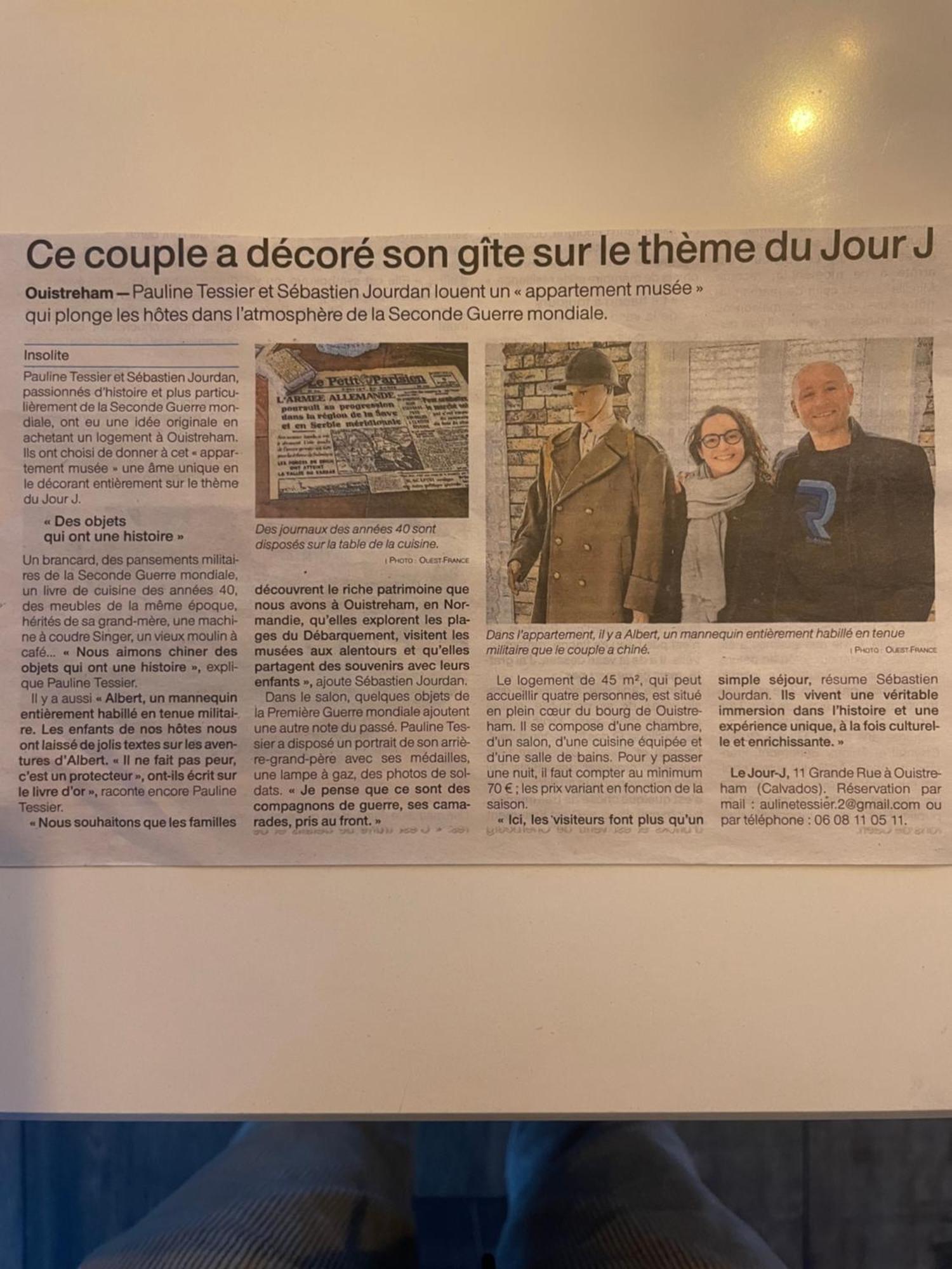 Appartement Musee Le Jour-J Ouistreham Exterior photo